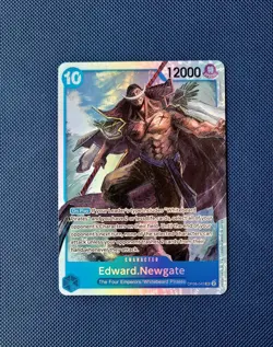 Edward Newgate OP08-043 SR (Blue) One Piece Two Legends English - Image 1