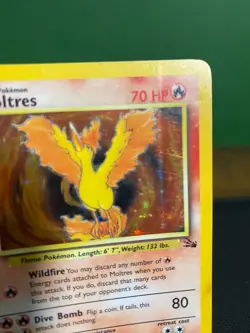 Pokemon Cards - Moltres #12/62 - Pokemon Fossil - Holo Rare - Heavily Played - Image 5