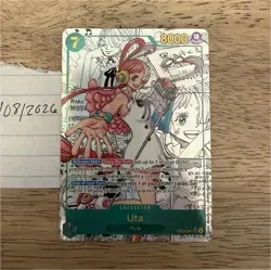 Bandai One Piece TCG (Manga) Uta EB03-061 Foil Full Art Heroines Edition Card - Image 1
