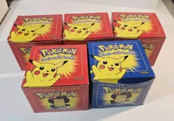 Pokemon 23k Gold Plated Trading Card Set Sealed (1999), New Pikachu Lot Of 5 - Image 1