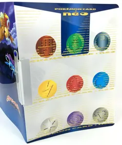 ‼ Pokemon Card Japanese Neo Genesis Premium File 3 Folder w/ 9 cards - Image 2