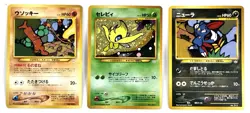 ‼ Pokemon Card Japanese Neo Genesis Premium File 3 Folder w/ 9 cards - Image 5