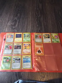 Assortment 67 vintage pokemon cards, few japanese, used cards, in binder - Image 4