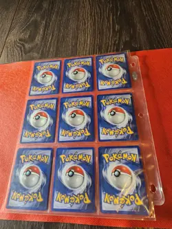 Assortment 67 vintage pokemon cards, few japanese, used cards, in binder - Image 5