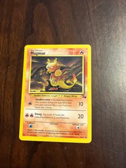 Pokemon TCG Magmar Base Set Unlimited Uncommon Card 36/102 - Image 1
