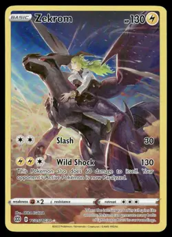 Pokemon Cards Zekrom TG05/TG30 Brilliant Stars Trainer Gallery Holo NM - Image 1