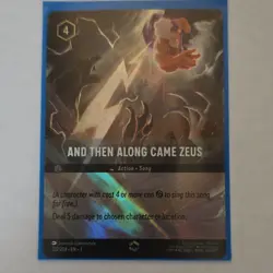 Disney Lorcana Foil Card Lot - Zeus, Morph, Scrooge McDuck, Sisu, Anna - Image 1