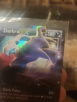 Pokemon Darkrai EX Ultra Rare Holo 74/122 Breakpoint HP180 Basic Card - Image 4