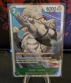 One Piece Hody Jones Character Card OP06-035 8000 Power Super Rare Holo - Image 3