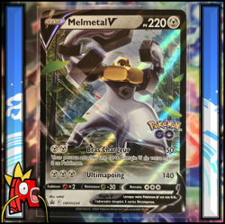 Carte Pokemon : Melmetal V SWSH224 - E&B Promo - Pokemon GO - NM - FR - Image 1