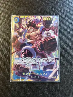 Luffy OP11-118 SEC Japanese One Piece Card A Fist of Divine Speed - Image 1