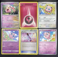 13x Pokemon Cards Jigglypuff Igglybuff Lot - XY Holo Fairy Vintage Promo TCG - Image 2