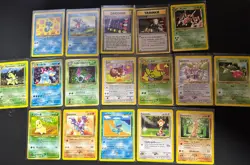 Vintage Pokemon Card Bundle Lot Foreign Languages - Image 1