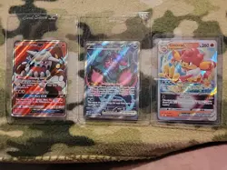 Lot Of 3 Pokemon Tcg Cards Full Art GX EX VSTAR - Image 1