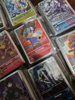 Digimon Card Game Bulk Lot of 500 Rare (R) Cards - Image 1