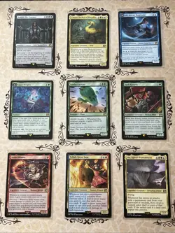 Final Fantasy Magic The Gathering Rare Card Lot 9x Near Mint Cards All Sleeved - Image 1