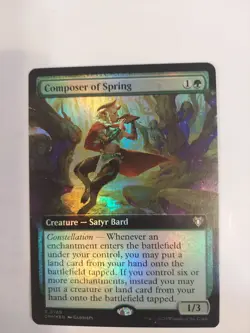Composer of Spring (Extended Art) Commander Masters Foil - Image 1