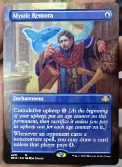 MTG - Mystic Remora - DMR 420 - Borderless - NM - Image 1
