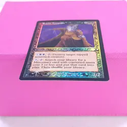 MTG Nemesis Rathi Assassin 67/143 Prerelease Promo Foil Black LP/NM P1R7 - Image 4