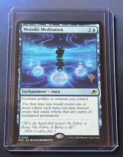 MTG Moonlit Meditation Edge Of Eternities 0069 NM Magic the Gathering - Image 1