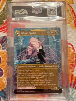 2025 MTG MARVEL'S SPIDER-MAN SCENE BORDERLESS GHOST-SPIDER/GWEN PSA 10 #209 - Image 2