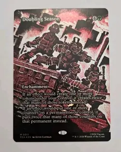 Doubling Season #0011 FOIL SHOWCASE SOURCE MATERIAL Teenage Mutant Ninja Turtles - Image 1
