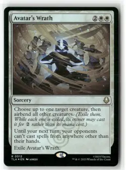 Avatar's Wrath Avatar: The Last Airbender Foil NM - Image 1