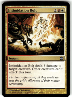 LP Intimidation Bolt Alara Reborn Regular MTG - Image 1