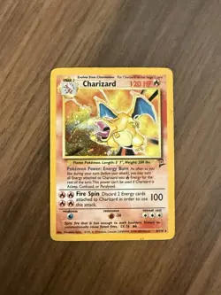 1999 Holo Rare Charizard 4/102 Base Set Pokemon TCG Card PSA 1 - Image 1