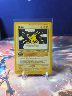 Elekid 22/111 Neo Genesis Regular Non Holo Rare Pokemon TCG LP-MP - Image 1