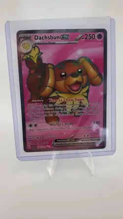 Dachsbun EX 160/142 - S&V Stellar Crown - Ultra Rare Full Art - Pokemon TCG NM - Image 3
