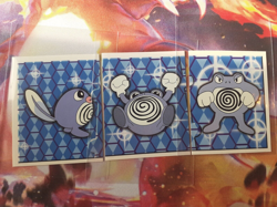Poliwag, Poliwhirl + Poliwrath #234, 235, 236 1999 Merlin Pokemon Stickers LP-NM - Image 1