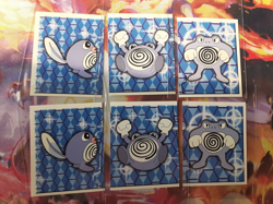 Poliwag, Poliwhirl + Poliwrath #234, 235, 236 1999 Merlin Pokemon Stickers LP-NM - Image 2
