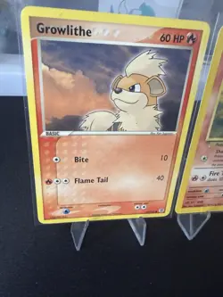 Pokemon Growlithe Card Lot Vintage + Blaine’s Growlithe Gym Heroes WOTC LP - Image 4