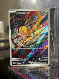 Pokemon Toedscool 201/198 Scarlet & Violet Full Art Holo Illustration Rare - Image 1