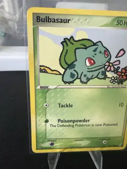 Bulbasaur 45/100 Crystal Guardians Vintage Pokemon Card EX Era LP - Image 2