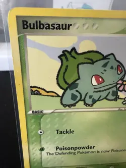 Bulbasaur 45/100 Crystal Guardians Vintage Pokemon Card EX Era LP - Image 3