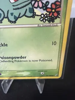 Bulbasaur 45/100 Crystal Guardians Vintage Pokemon Card EX Era LP - Image 5