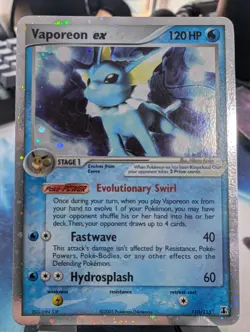 Pokemon Vaporeon EX 110/113 Holo Rare World Championship 2006 - Image 1