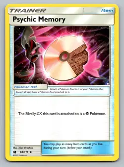 Pokemon TCG SM - Crimson Invasion Psychic Memory 98/111 - Image 1