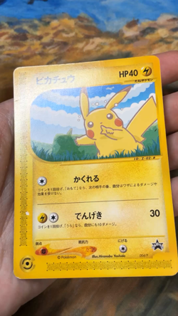 Pikachu & Larvitar Set 004/P-005/P All Nippon Airways 2001 Pokemon Promo #2632 - Image 2