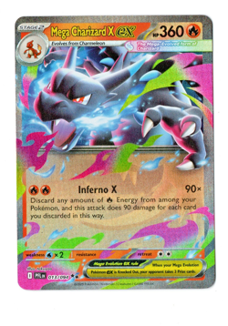 Mega Charizard ex 013/094 Pokemon TCG Me02 Phantasmal Flames Double Rare Holo NM - Image 1