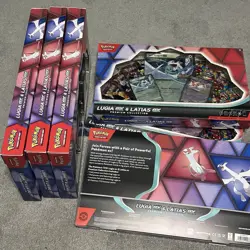 Pokemon Lugia ex Latias ex Premium Collection Mega Evolution Lot Of 6 - Image 3