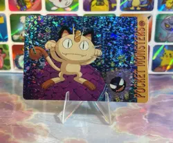 Pokemon Pikachu Vintage Pocket Monsters Vending HOLO Prism Sticker 1998 Nintendo - Image 1