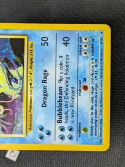 Gyarados 6/102 - Base Set Unlimited Holo Rare Pokemon TCG NM VLP - Image 5