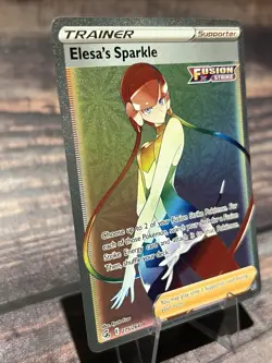 Pokemon TCG Elesa's Sparkle (Secret) 275/264 Swsh08: Fusion Strike Holo - Image 2