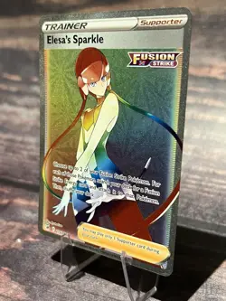 Pokemon TCG Elesa's Sparkle (Secret) 275/264 Swsh08: Fusion Strike Holo - Image 3