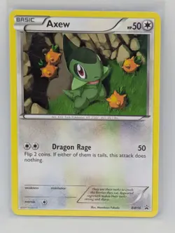 2011 Pokemon Axew Mystery Egg Black Star Promo BW16 - Image 1