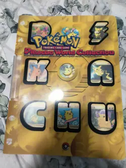 Pokemon Pikachu TCG World Collection 2000 Folder Binder Promo Set full Set - Image 1