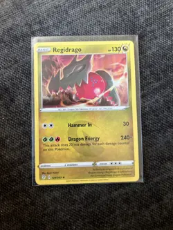 Pokemon TCG Regidrago Evolving Skies 124/203 Holo Holo Rare - Image 1